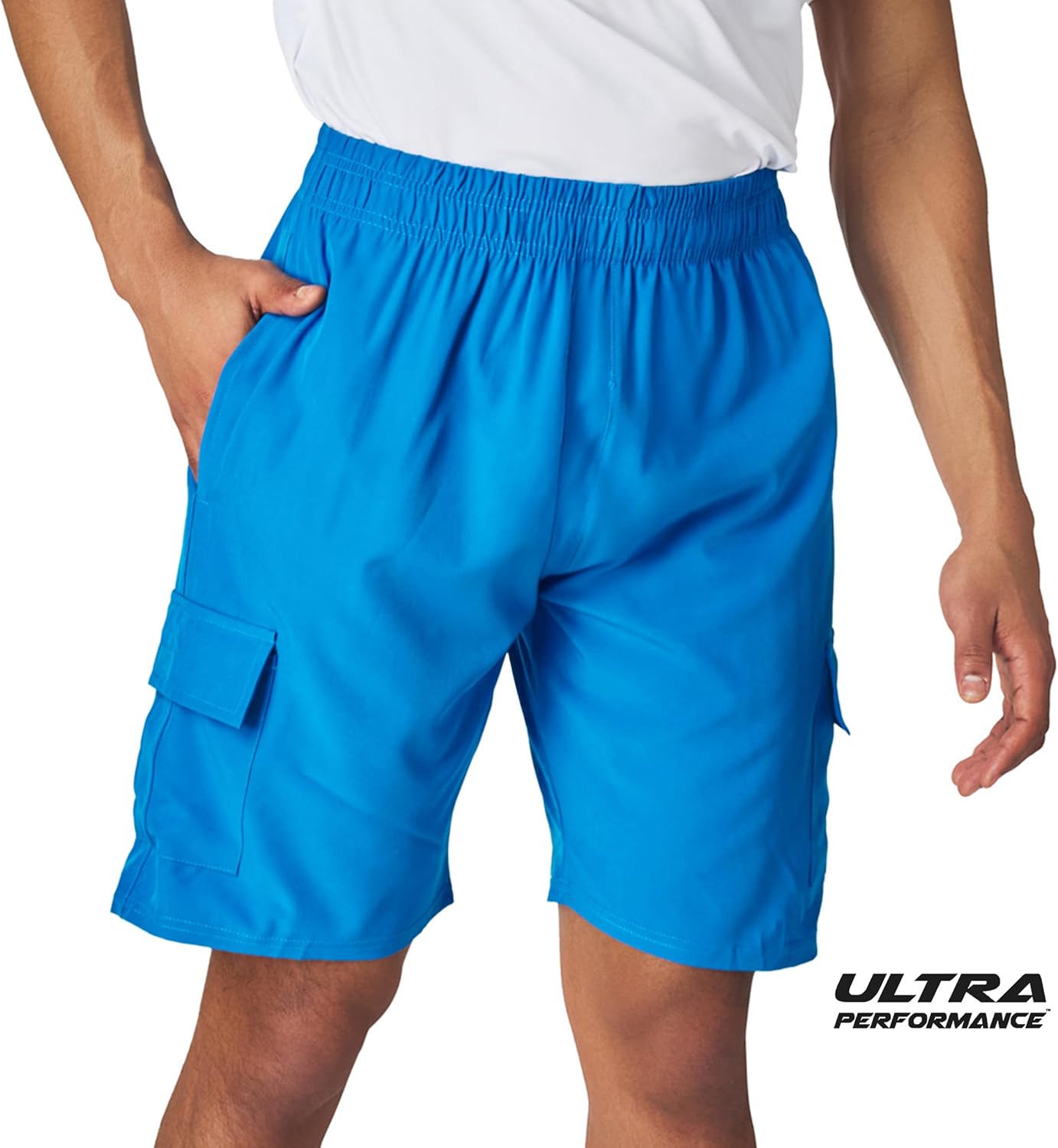 Ultra Performance Men's Nylon Cargo Short's 2 Pack Mens Golf & Hiking Stretch Shorts with Pockets Quick Dry Short for Men - Image 3