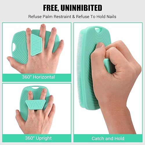 Miniatura 4 de Depurador corporal de silicona, anti infusión de zinc, cerdas altamente elásticas, exfoliante corporal para cuerpo de ducha, reducción de celulitis