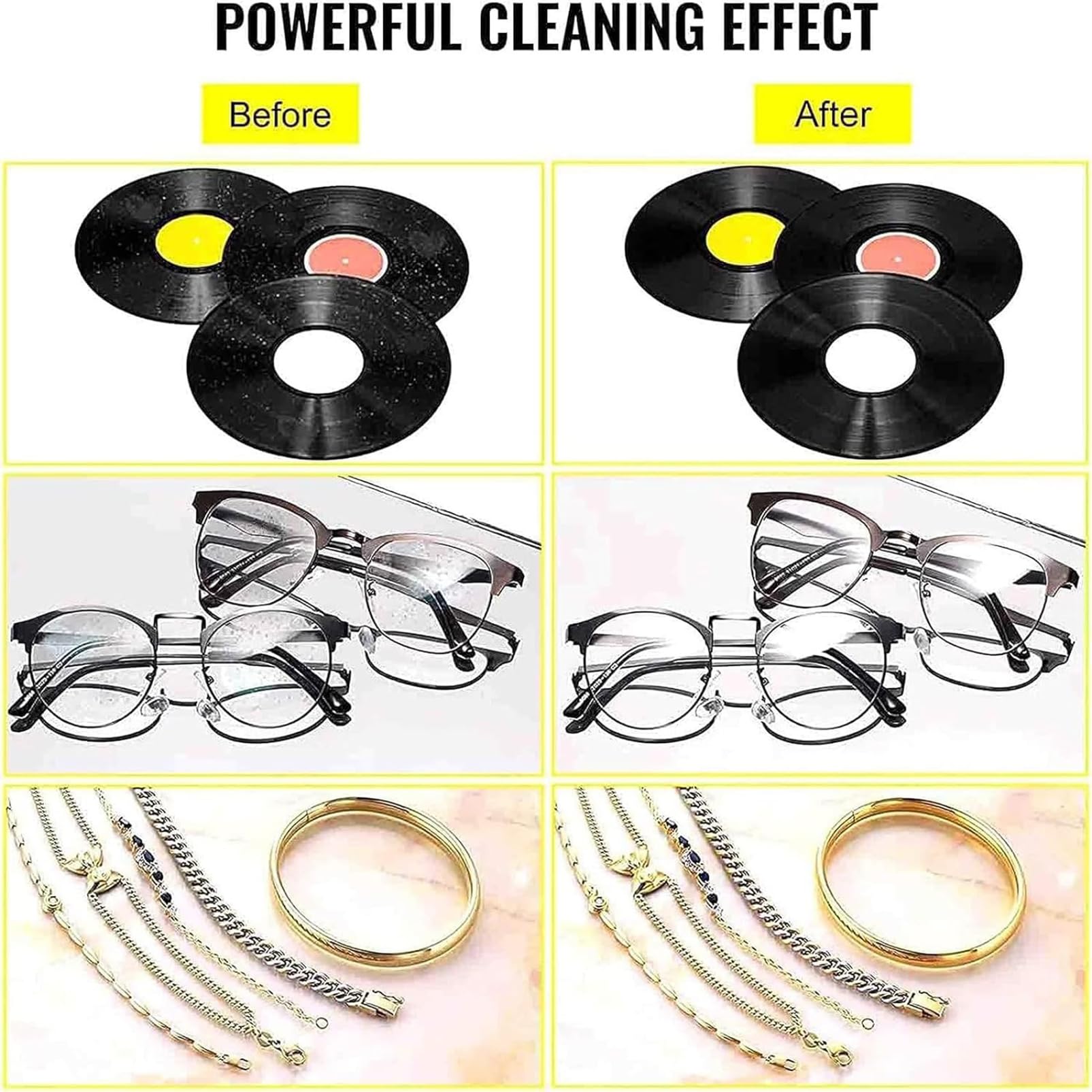 Macchina per La Pulizia dei Dischi in Vinile Ad Ultrasuoni da 6 Litri, Sistema di Pulizia dei Dischi in Vinile, Pulisci 1-6 Dischi Contemporaneamente, per Pulire E Ripristinare I Tuoi Dischi