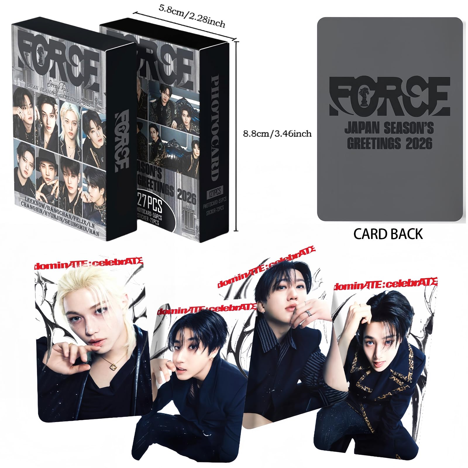 Stray Kids Photocards 127PCS Straykids Photo Cards Set Stray Kids
