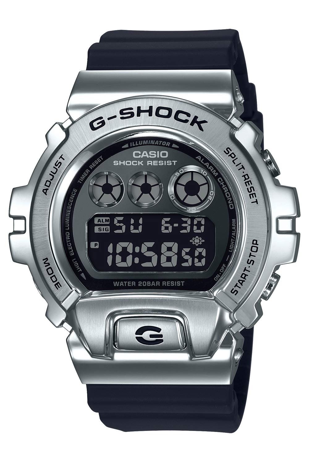 【美品】CASIO G-SHOCK ジーショック 腕時計 GM-6900-1JF Amazon.co.jp: [カシオ] 腕時計 ジーショック 【国内正規品】 メタル