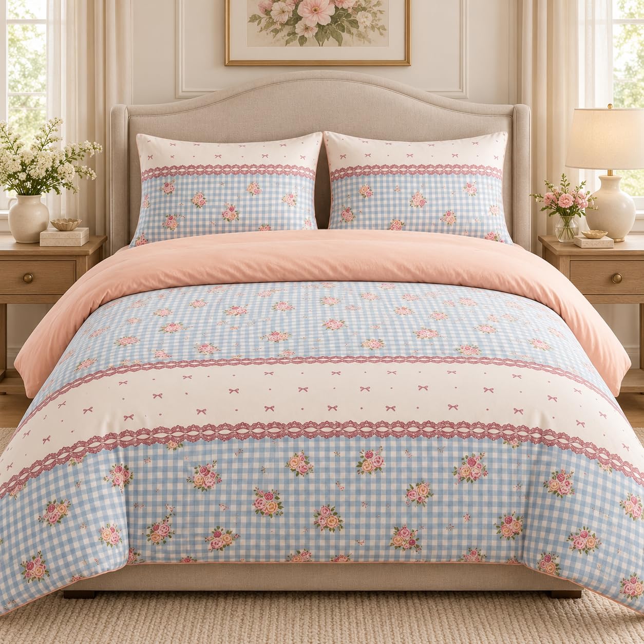 Haus & Kinder Bedding Set - Bluebell Santorini -1