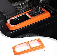 Vista 8 de LLKUANG Cubierta de marco de panel de engranajes de consola central compatible con Toyota Tacoma 2016-2023, panel de cambio de marchas de automóvil