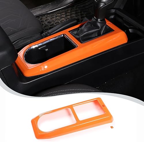 Miniatura 9 de LLKUANG Cubierta de marco de panel de engranajes de consola central para Toyota Tacoma 2016-2020 accesorio de automóvil (blanco)