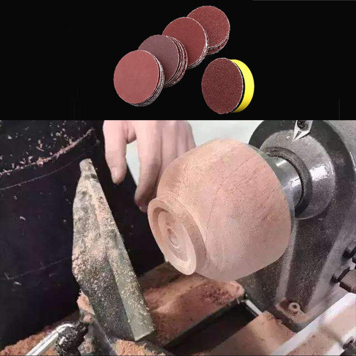STEBRUAM 30 stuks schuurpapier 225mm schuurschijven 225mm korrel 5X60/80/120/240/400 MIX 10 gaten in rood voor vlakschuurmachine voor droogbouw