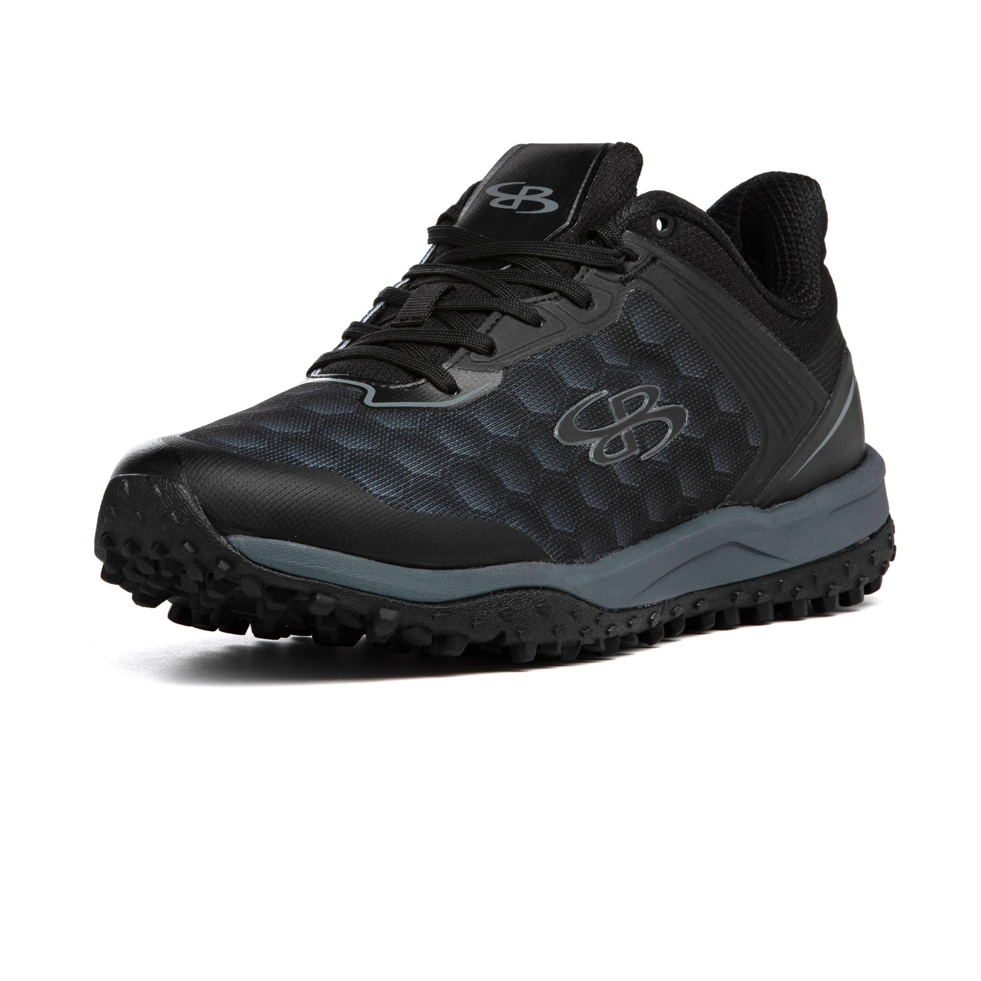 Boombah Viper Men's 3DHC Turf Black/Charcoal - Size 11