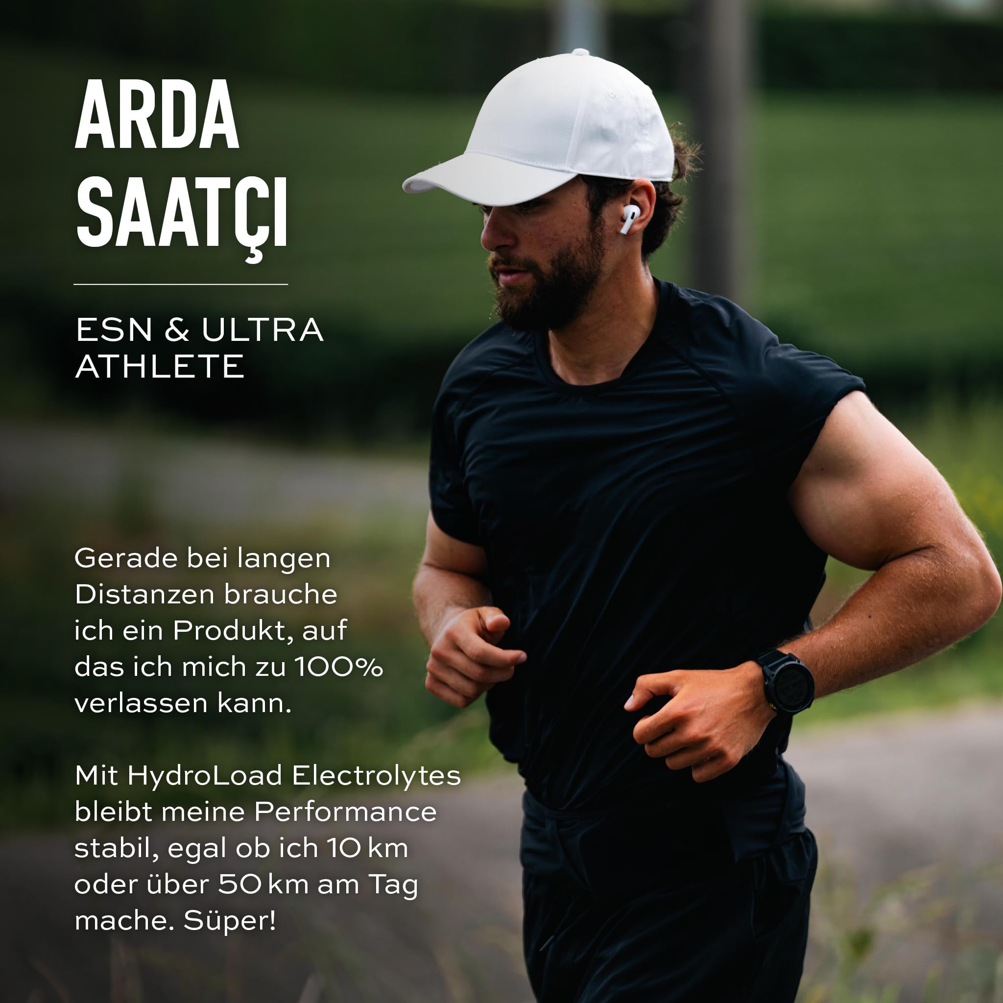 ESN Hydroload Electrolytes, 750 g, 30 Portionen, Cherry | Kohlenhydrat-Elektrolyt-Lösung für verbesserte Wasseraufnahme, vegan - made in Germany