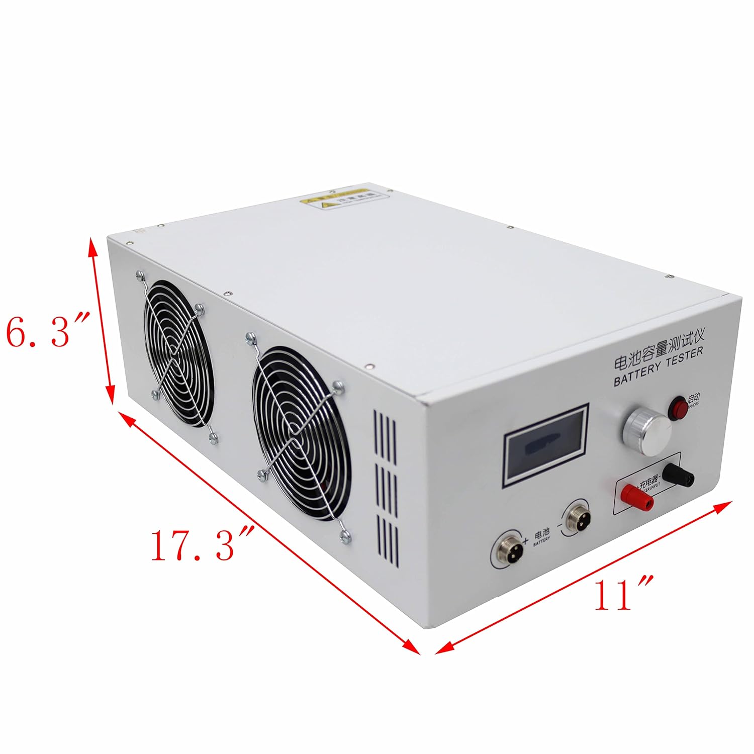 INTSUPERMAI 12-72V Lead Acid Lithium Battery Capacity Tester Support External Charger Automatic Discharge Electric Lead-Acid Lithium Battery Capacity Tester