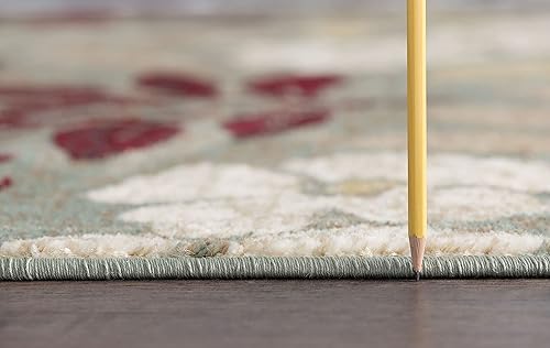 Miniatura 3 de Juego de alfombras de área (5 x 7 pies + 20 x 60 pulgadas + 20 x 32 pulgadas) para sala de estar, comedor, alfombra de dormitorio, alfombra de