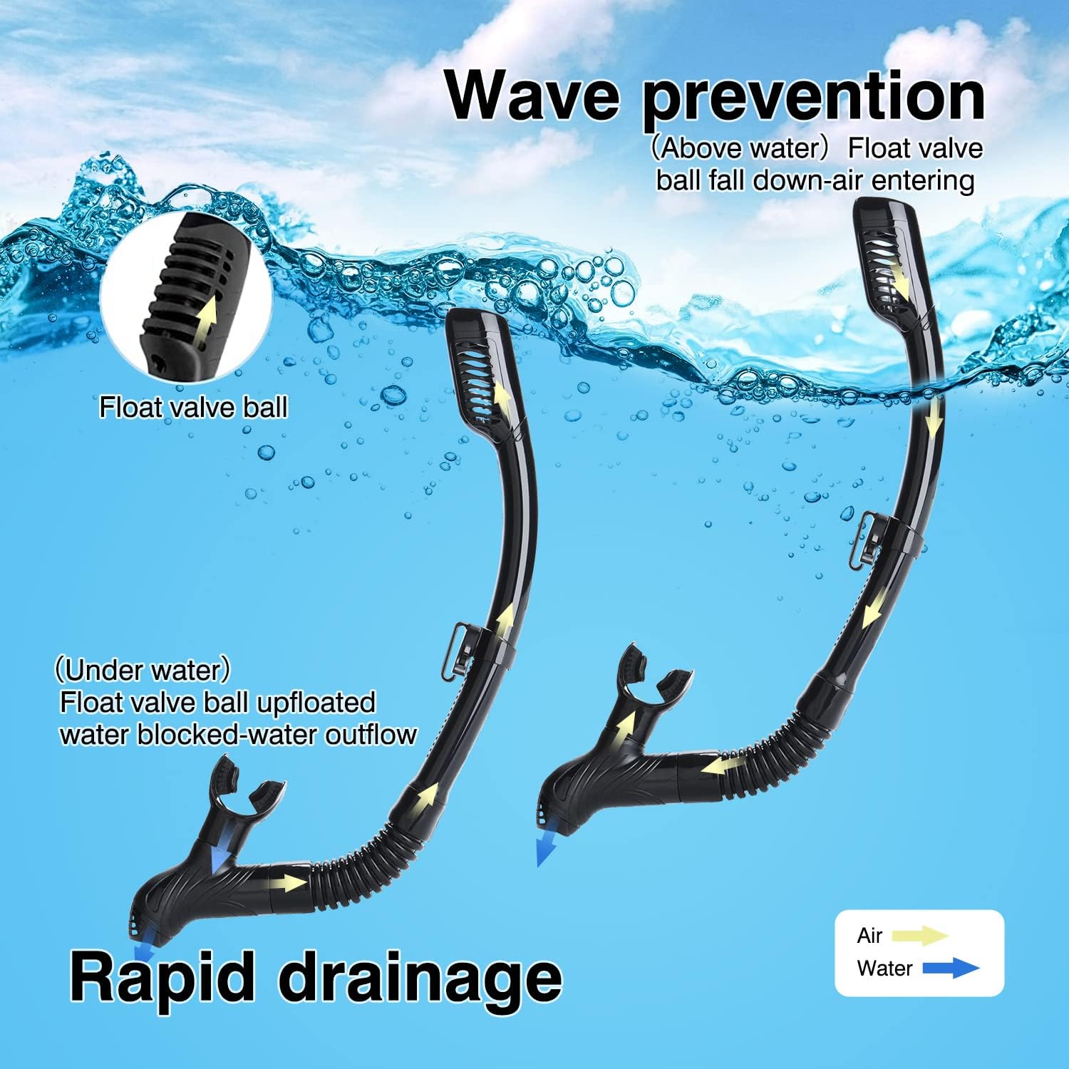 Kompletan set za ronjenje s torbom za pohranu