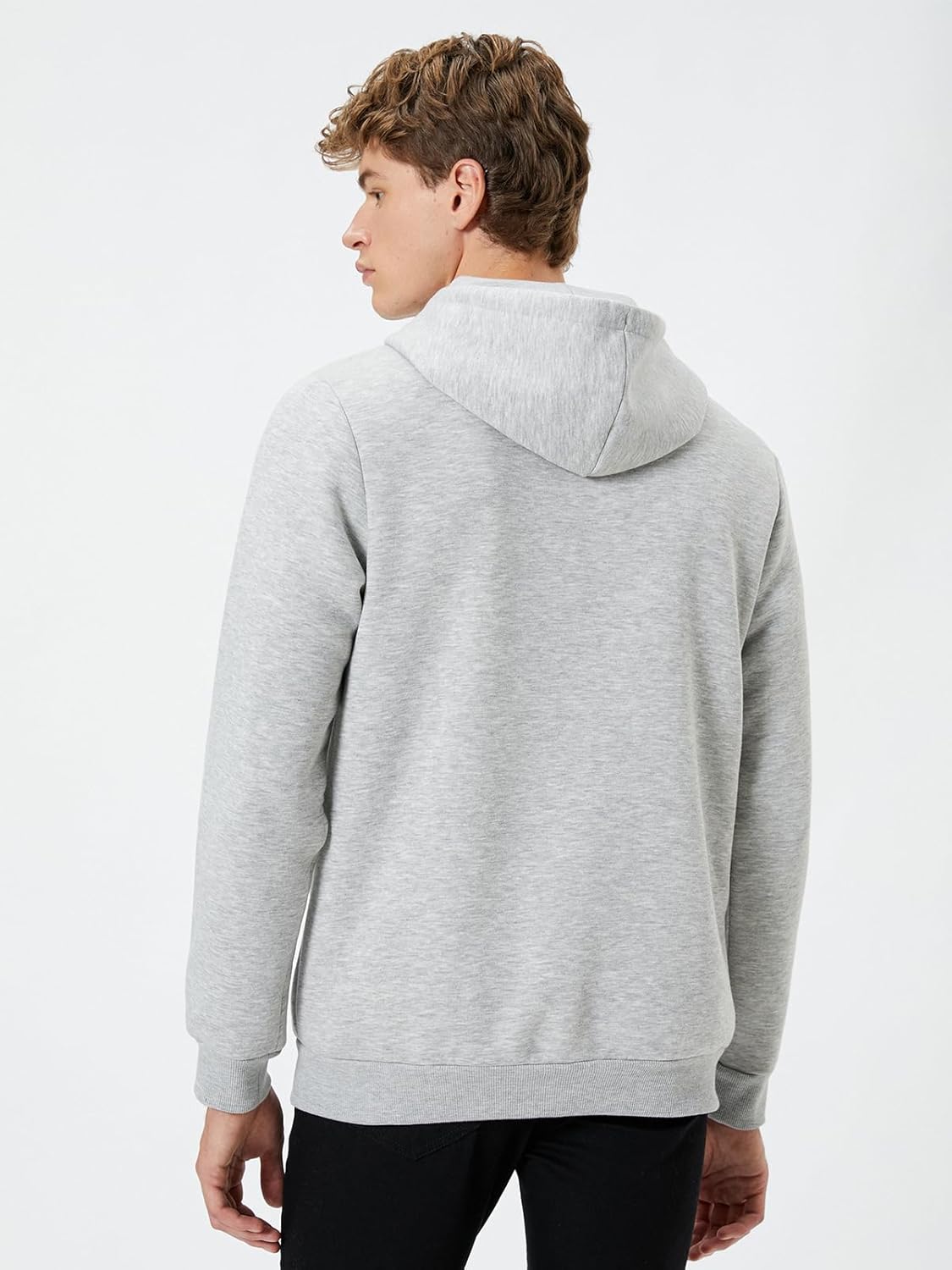 Men’s Full Zip Up Hoodie Sherpa Fleece Lined Sweatshirt Loose Fit Size M To 3xl - Image 4