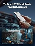 TOPDON TopScan OBD2 Scanner Bluetooth, Bi-Directional Scanner Wireless All System Diagnostic Tool for iOS & Android, 8+ Hot Reset, Repair Guides, Check Engine Car Code Reader, Performance Test