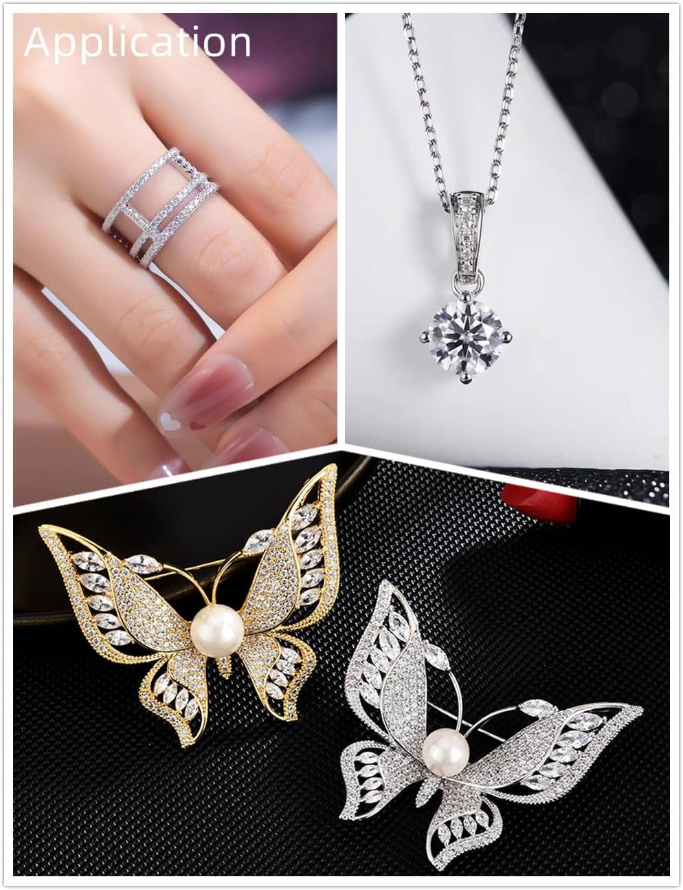 1000pcs 1.25mm White AAAAA Round Machine Cut Tiny Cubic Zirconia Loose CZ Stone Synthetic Gemstone