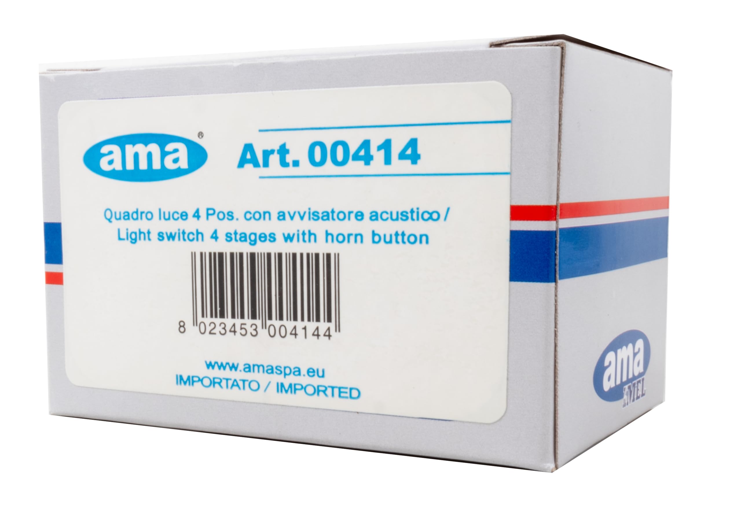 Commutatore Elettrico 12V 4 Posizioni 22,5 mm Ama Dima