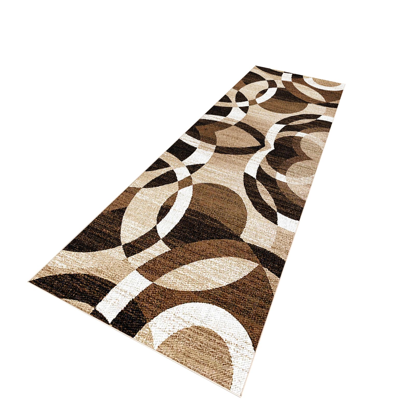 Läufer Lang Flur rutschfest Teppich Küche 120 x 450 cm Waschbar Kurzflor Küchenläufer Schlafzimmer Bettvorleger für Flur Waschküche Eingang Wohnzimmer schmutzfangmatte