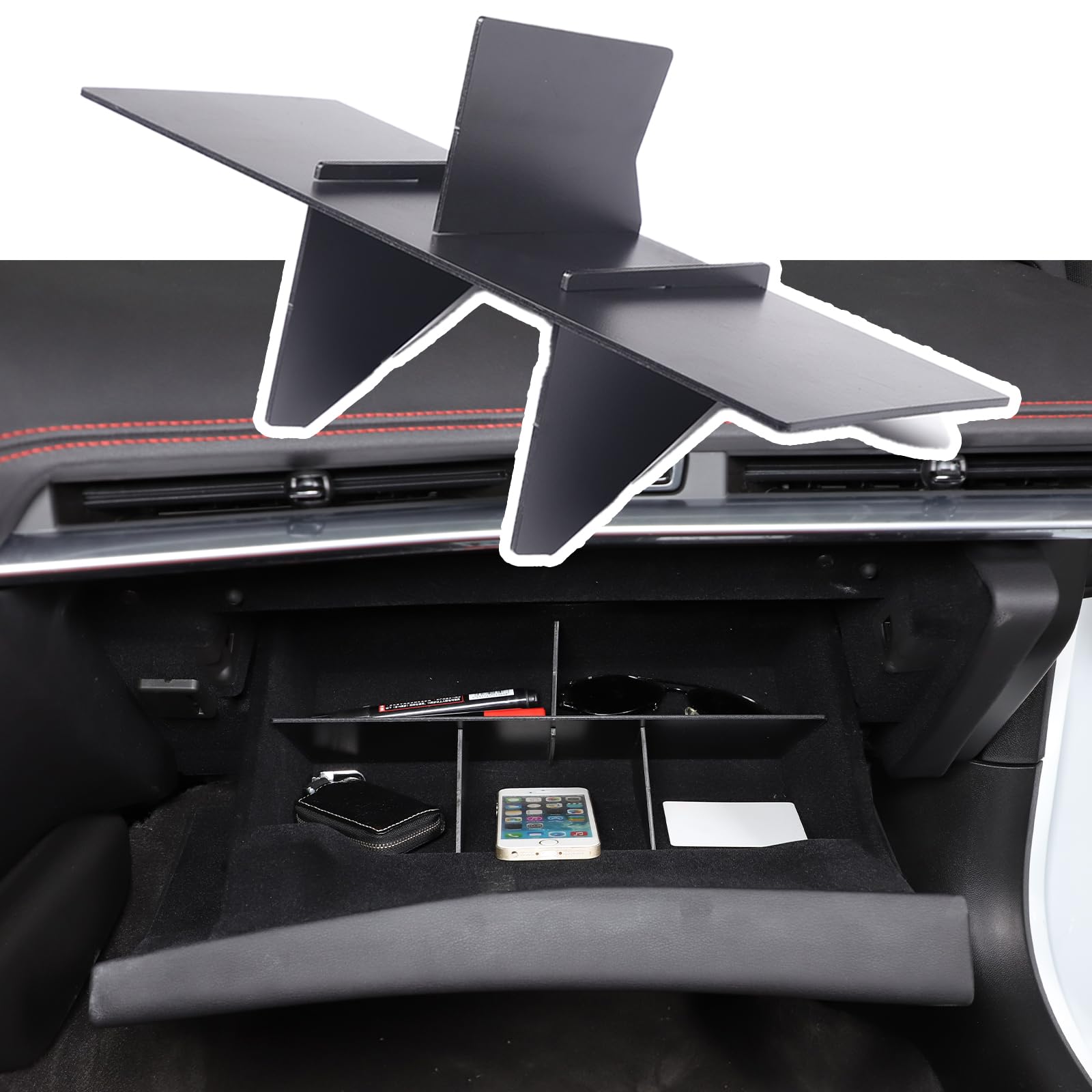 Séparateurs de boîte à gants Corvette C8 fini le désordre