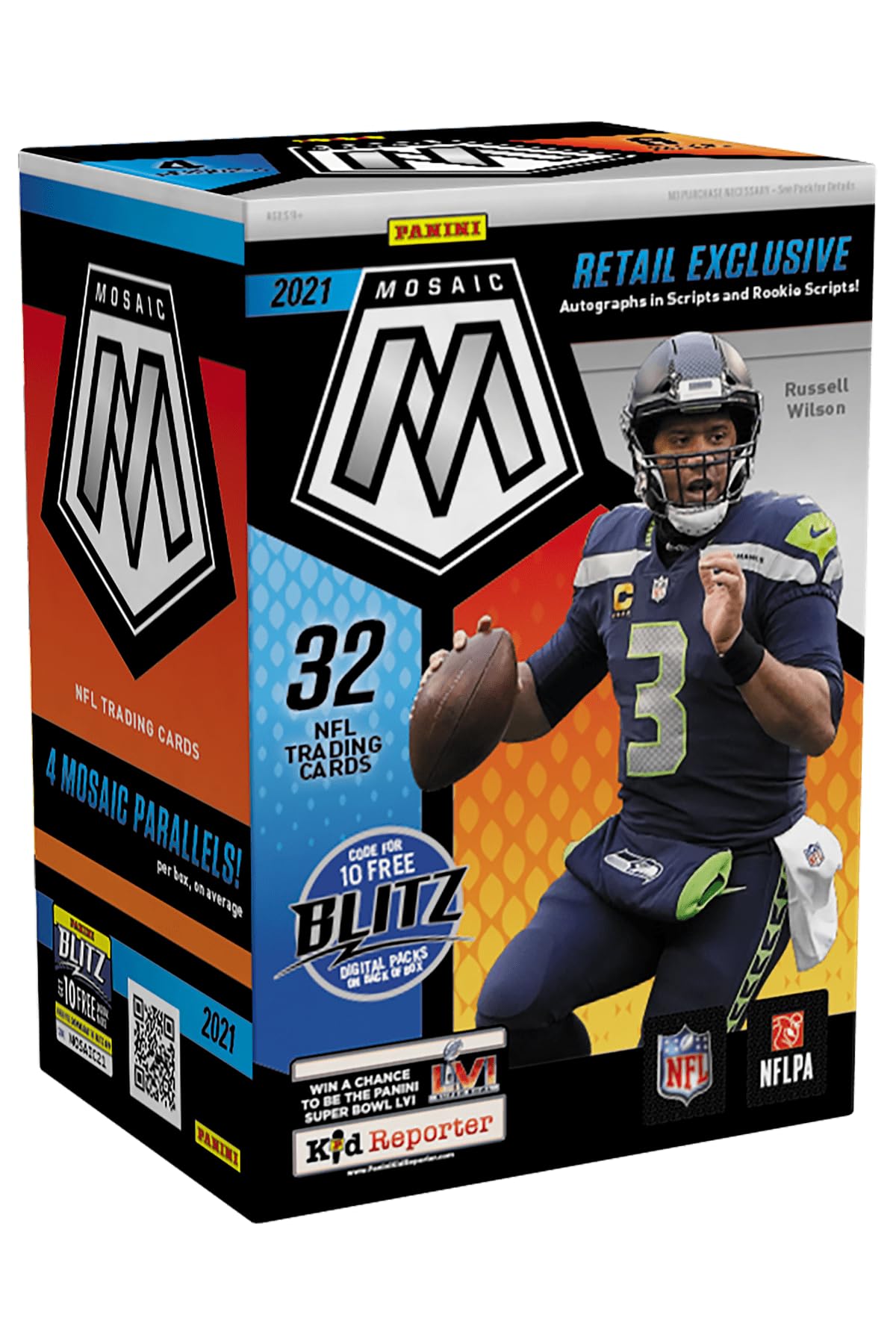 Amazon.com: 2021 Panini Mosaic NFL Football Blaster Box 32 Cards