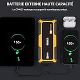 GOOLOO GP4000 Booster Batterie 4000A,12V Jump Starter - 5