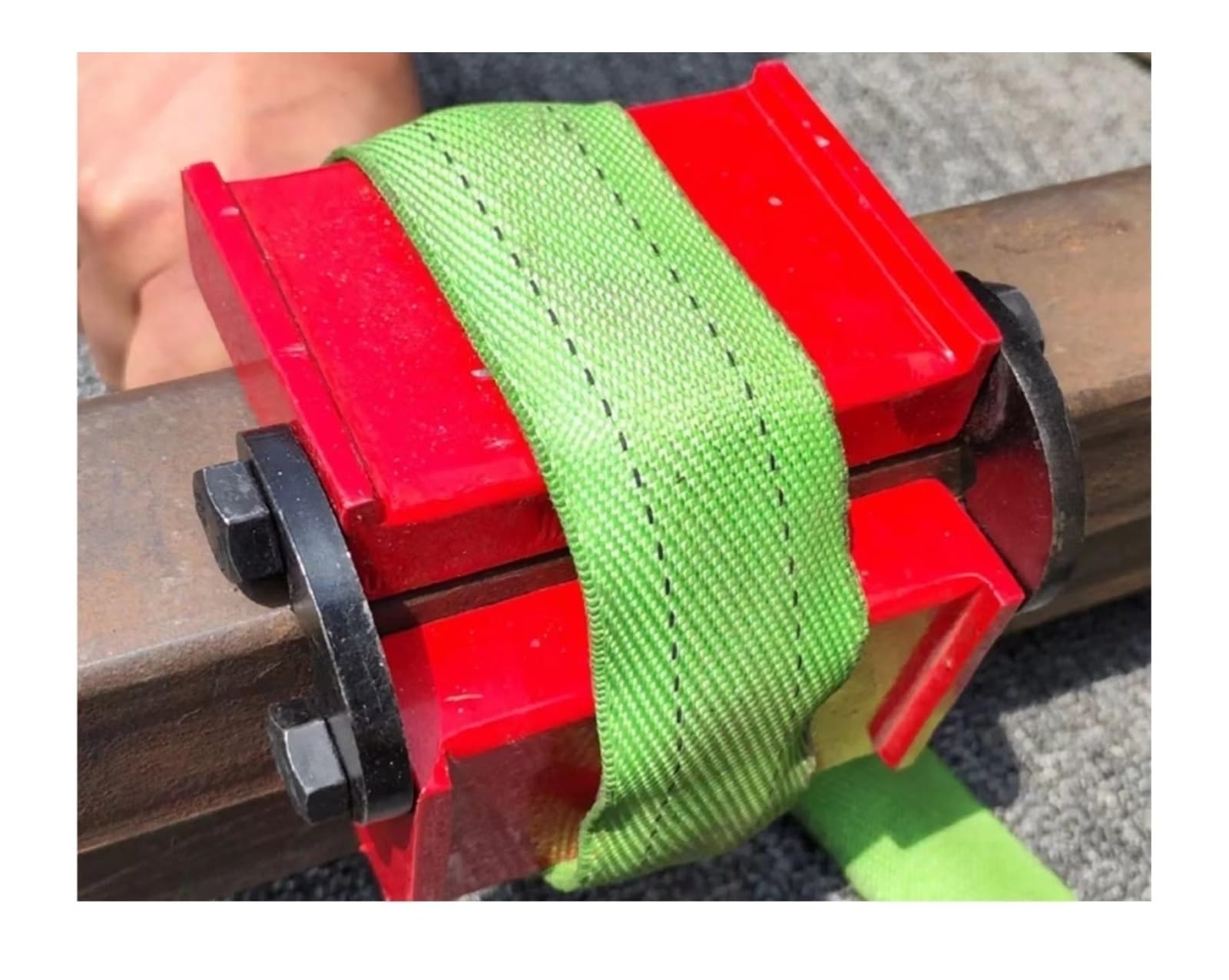 Eckenschutz aus Stahllegierung mit Magnetschlinge – hochfeste magnetische Saugkraft, verschleißfest, Anti-Schnitt-Blockschutz