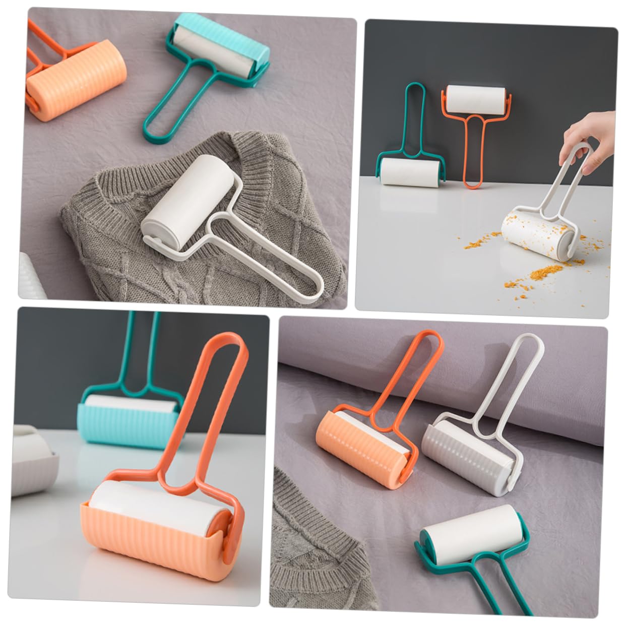 FRCOLOR 9piezas Rodillo De Pelusa para Ropa y Quitapelos Reutilizables y Portátiles Removedor De para Ropa y Muebles y Agua