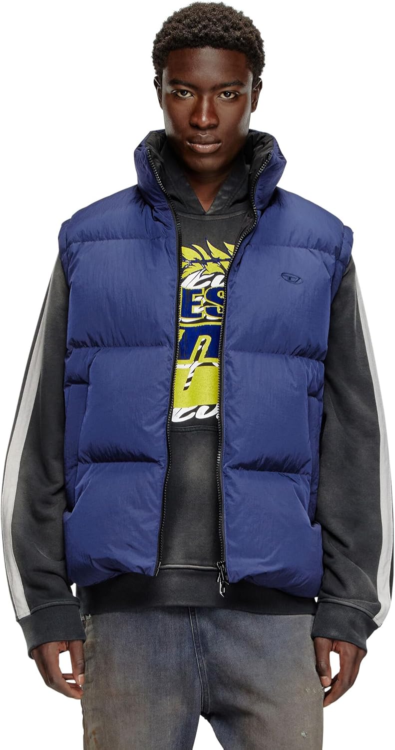 DIESEL ダウンベスト フード脱着可能 DIESEL ダウンベスト フード脱着可能 DIESEL（ディーゼル）の「メンズ