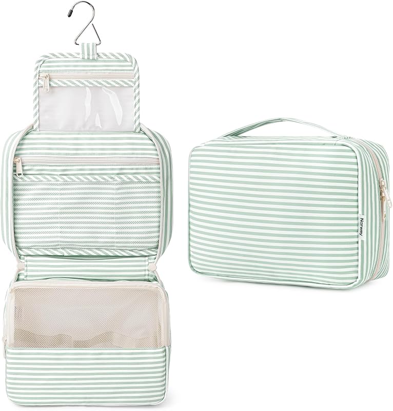 Necessaire suspensa de viagem Narwey para cosméticos