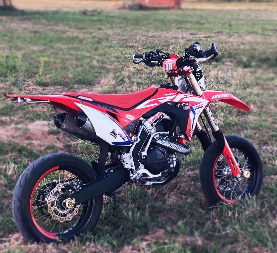 Portatarga per KTM TM Fantic Husqvarna 125 300 450 Pieghevole Universale Moto Motard Enduro