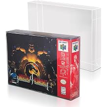 SNES / N64 Gaming Video Game Box Protector - 0.40mm Thick PET Protector, SNES/Nintendo 64 Video Game Display Case Compatible with Super Mario, Donkey Kong, Zelda Pack of 25