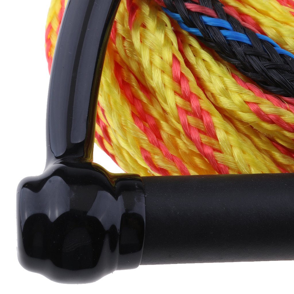 Cuerda de esquí acuático Cuerda de esquí acuático Arnés de Remolque Línea de Cable de Correa con empuñadura for Wakeboard/Kneeboard Surf