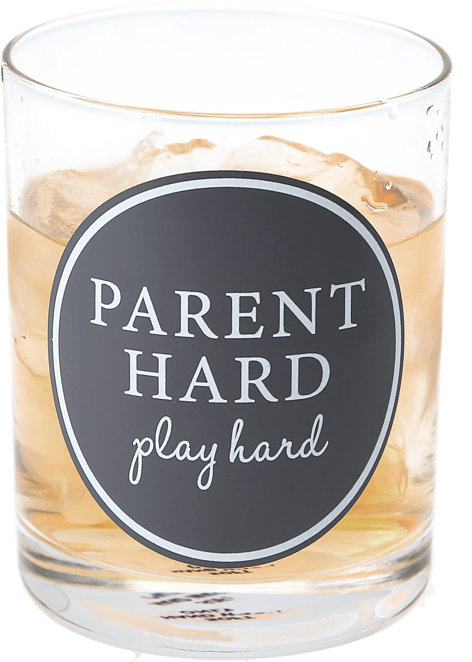 Vaso de whisky de 11 oz estilo rocks de cristal grueso transparente