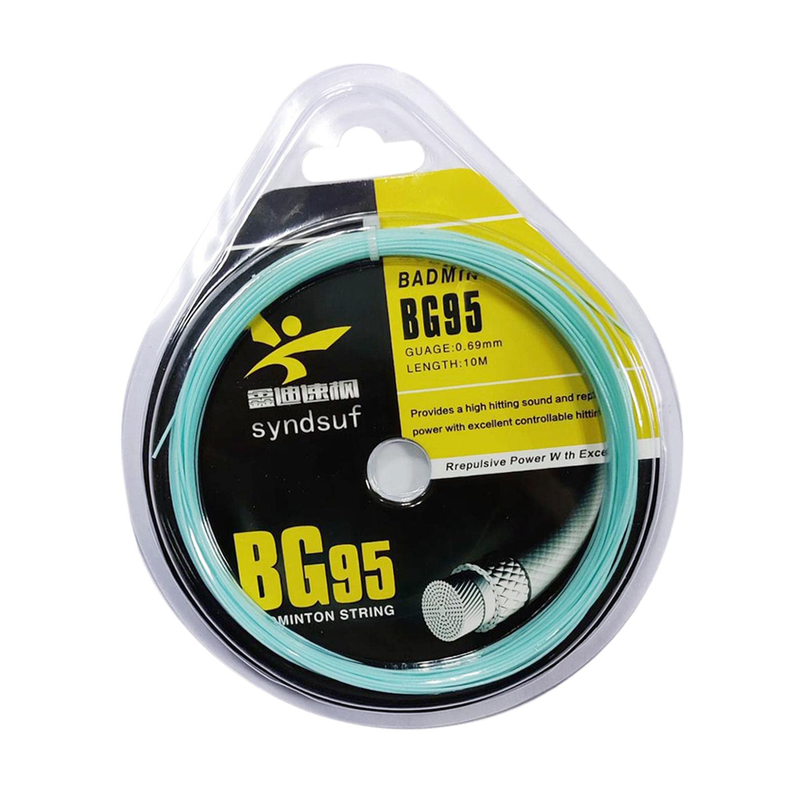 ATORSE Badminton Racket Racquet String Nylon High Strength for Training Men Women Light Blue-image-29