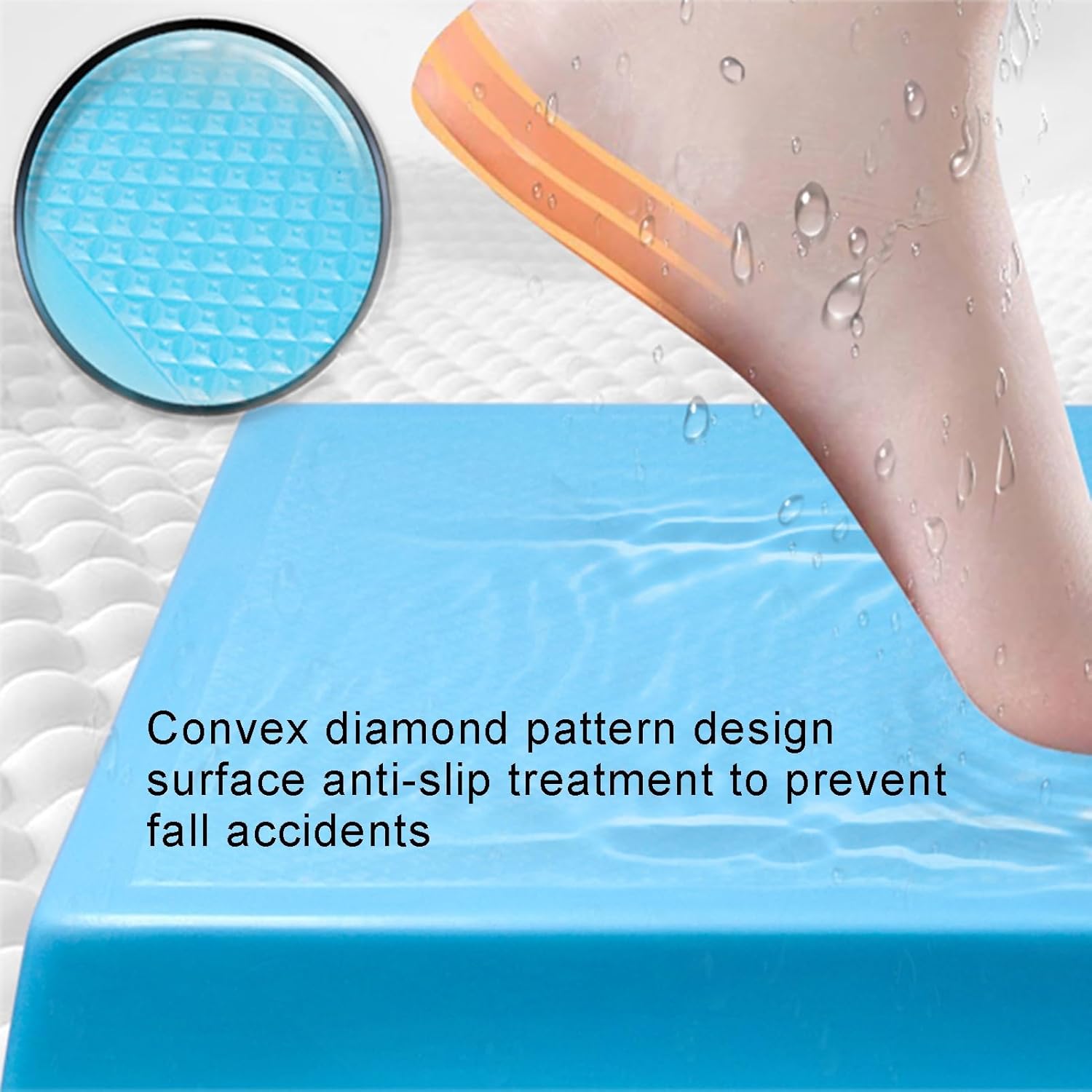 Standard Pool Diving Platform, Professional Swim Training Competition Diving Boards, Non-Slip Inclined Countertop with Stainless Steel Base for Stadiums