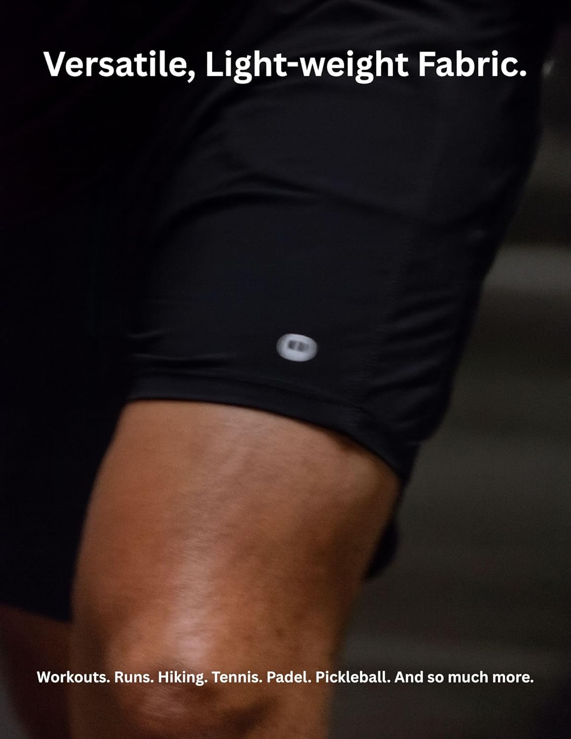 Men’s Athletic Shorts 6” Inseam: Lightweight, Stretchy, Sweat-Wicking, No Liner, Gym-Training & Everyday Wear | Stay Smiling