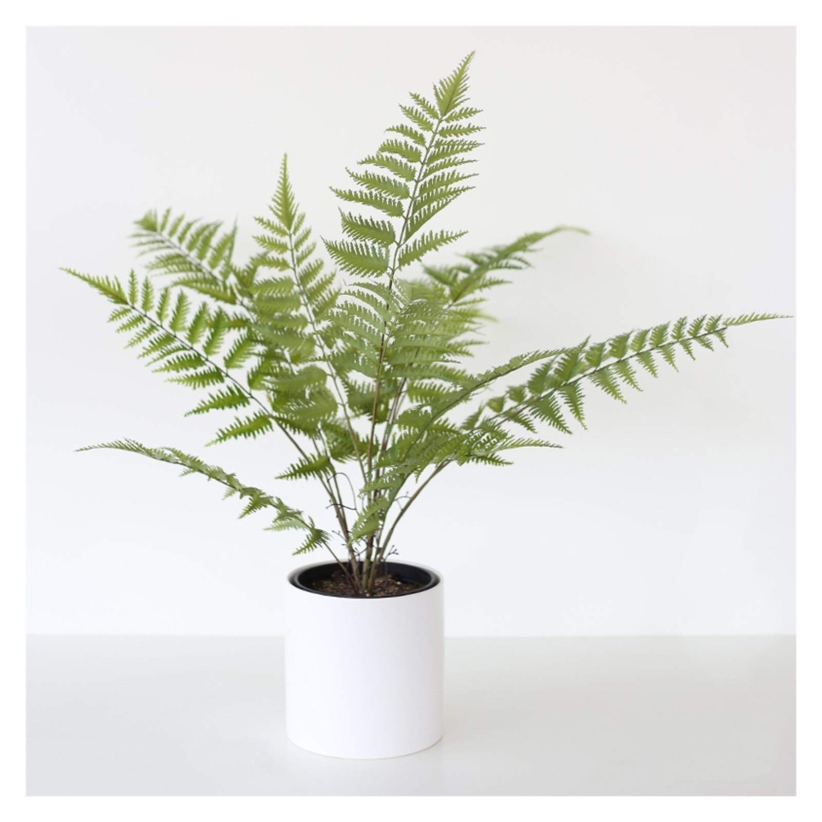 NGDFGR Artificial Potted Plant Decor Artificial Palm Silk Tree With Ceramic Pot Artificial Green Plant Pot Floor Ornaments Bonsai Decoration For Office, Living Room And Home Dec,B
