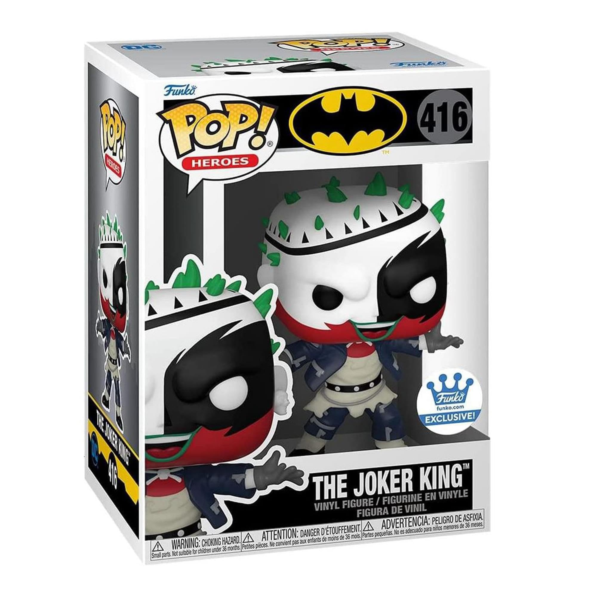 Funko DC Comics Pop! Heroes Vinyl Figure The Joker King Exclusive 9cm, Multicolored, standard size - Image 2