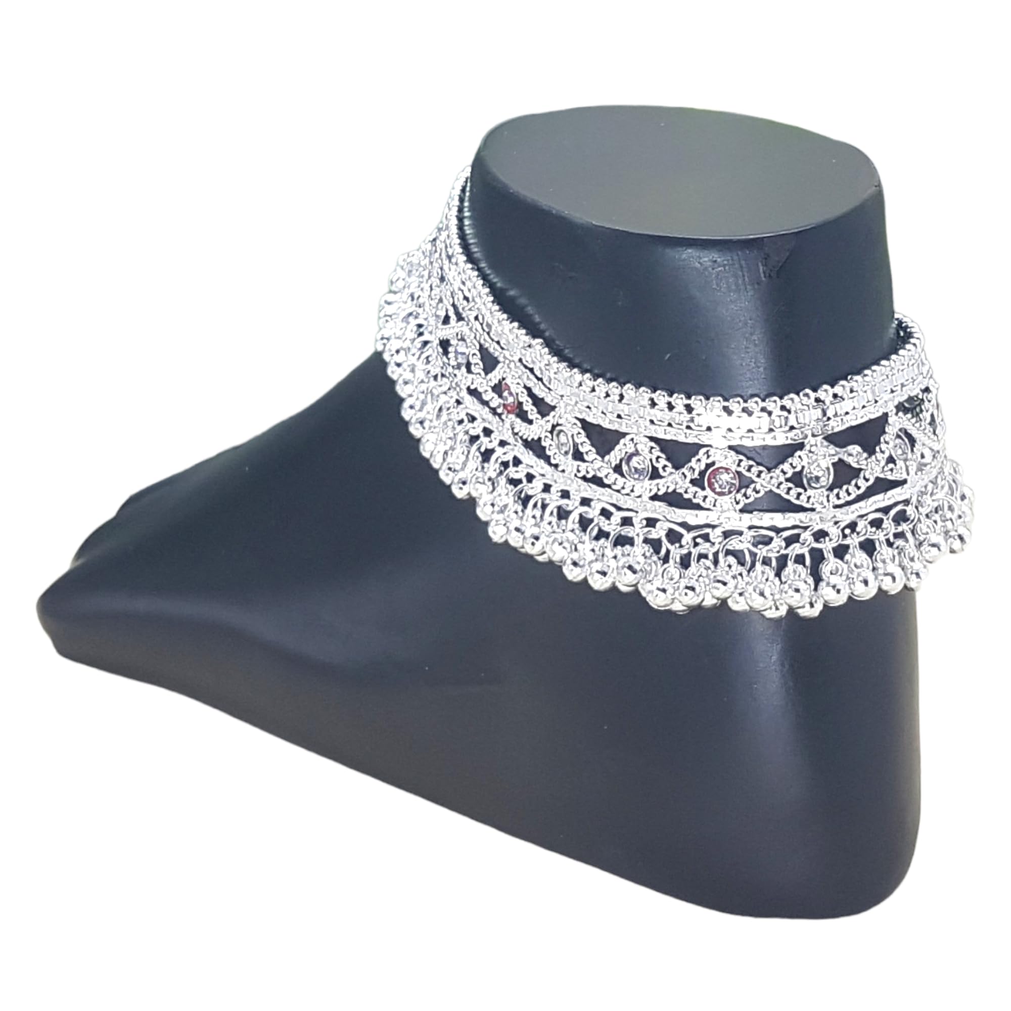 New Design in Eye Chain SHape Anklet | Payal For Women and Girls-image-25