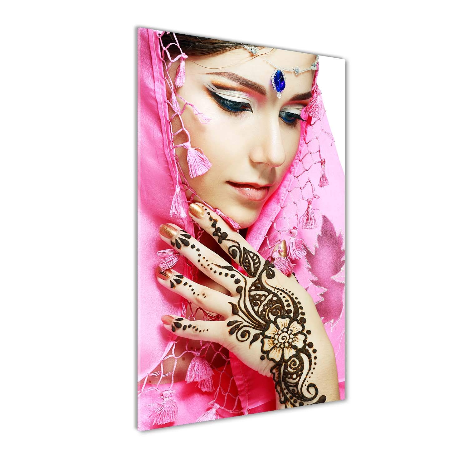 Impression plexiglas grand format de style ethnique chic aux couleurs éclatantes