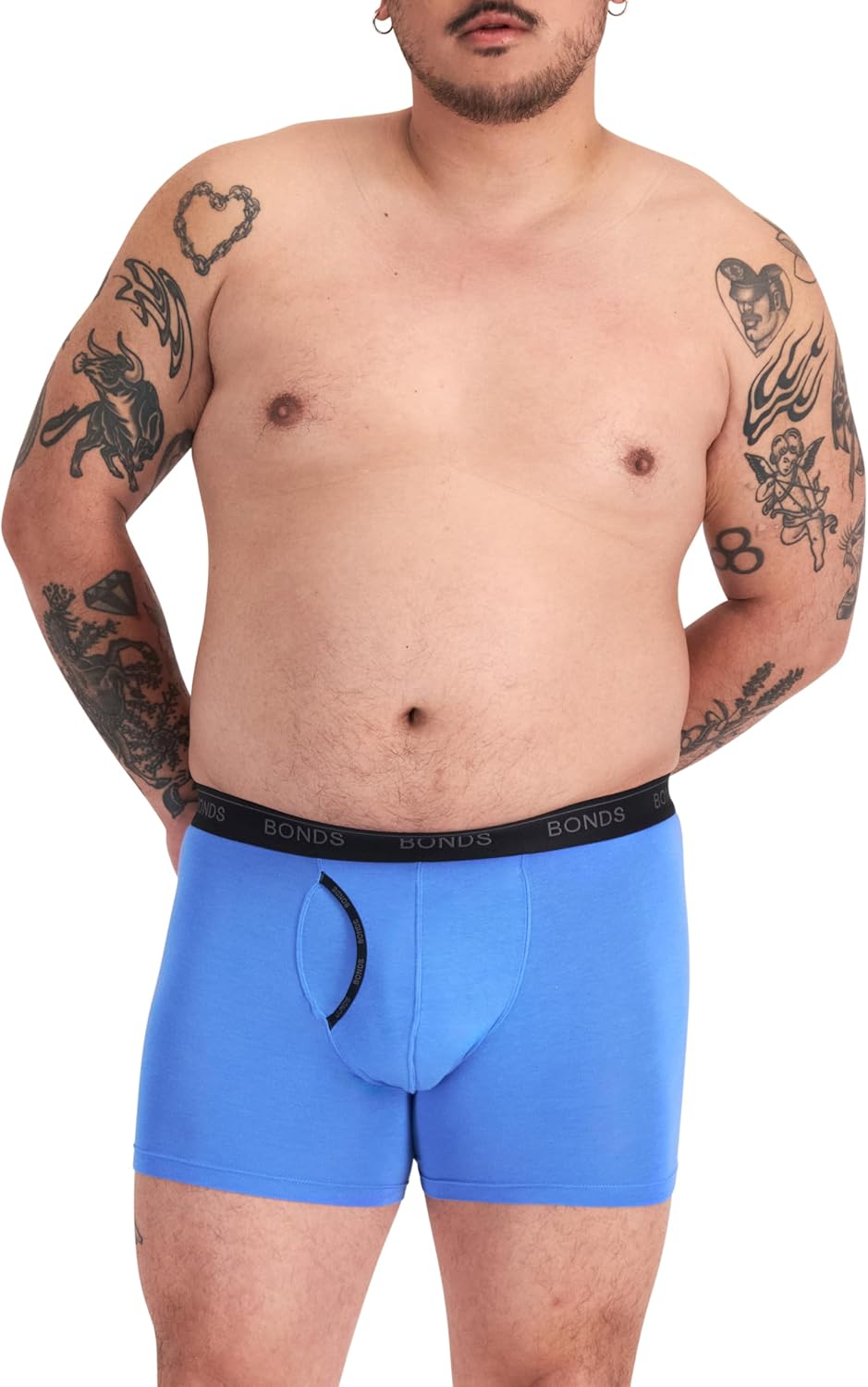 Bonds Men's Underwear Boxer Briefs Pack, Guyfront Men's Boxer Briefs, Mid-Length Underwear for Men, Viscose/Bamboo - Image 2