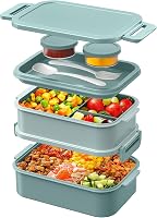 WayEee Felnőtt Ebéddoboz 2130ml Szilikon Tömítéses Bento Box Zöld 1