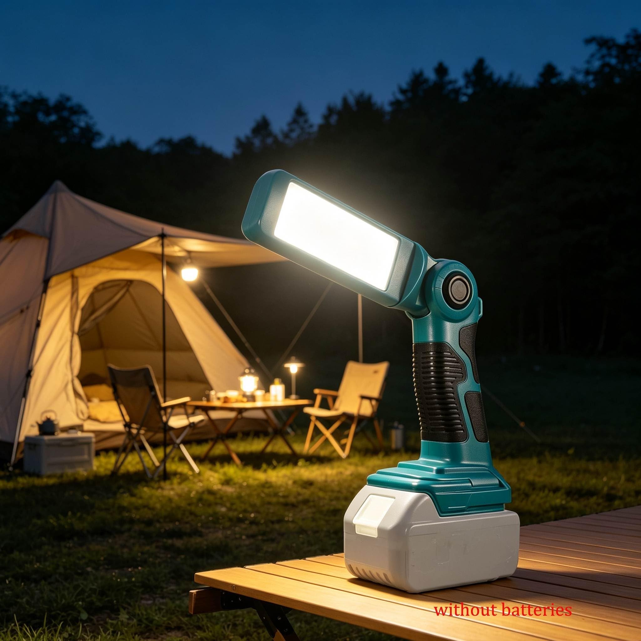 Luce LED 1000LM Ricaricabile USB Base Magnetica Luce LED 1000LM(for BAT618)