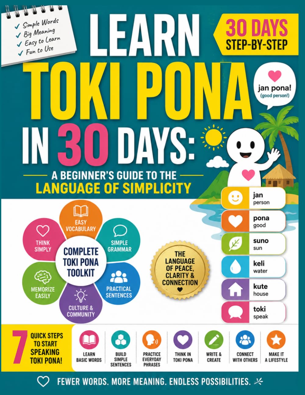 Learn Toki Pona in 30 Days: A Beginner's Guide to the Language of Simplicity