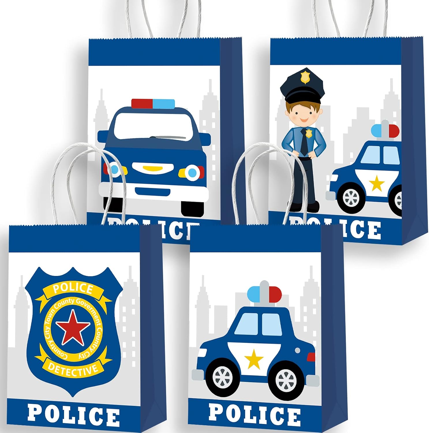 24pcs Monster Truck Goodie Bags - Monster Party Favors & Decorations for Boys' Birthday Parties