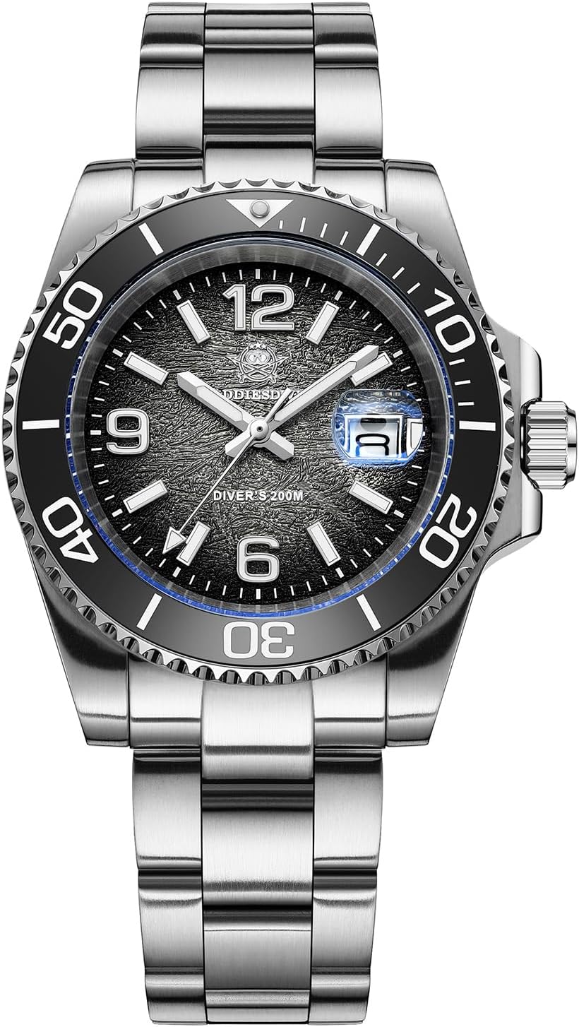 ADDIESDIVE 41 MM Dive Watches for Men Quartz Movement Date