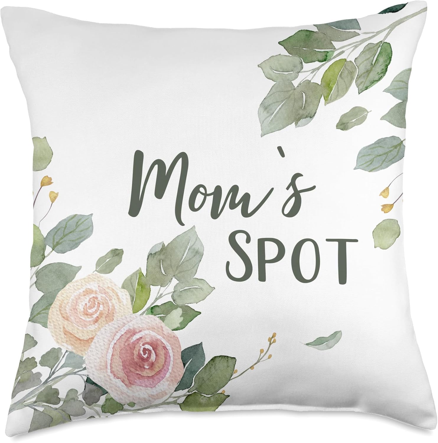 Mom's Spot gift for Grandma Home Décor present Throw Pillow