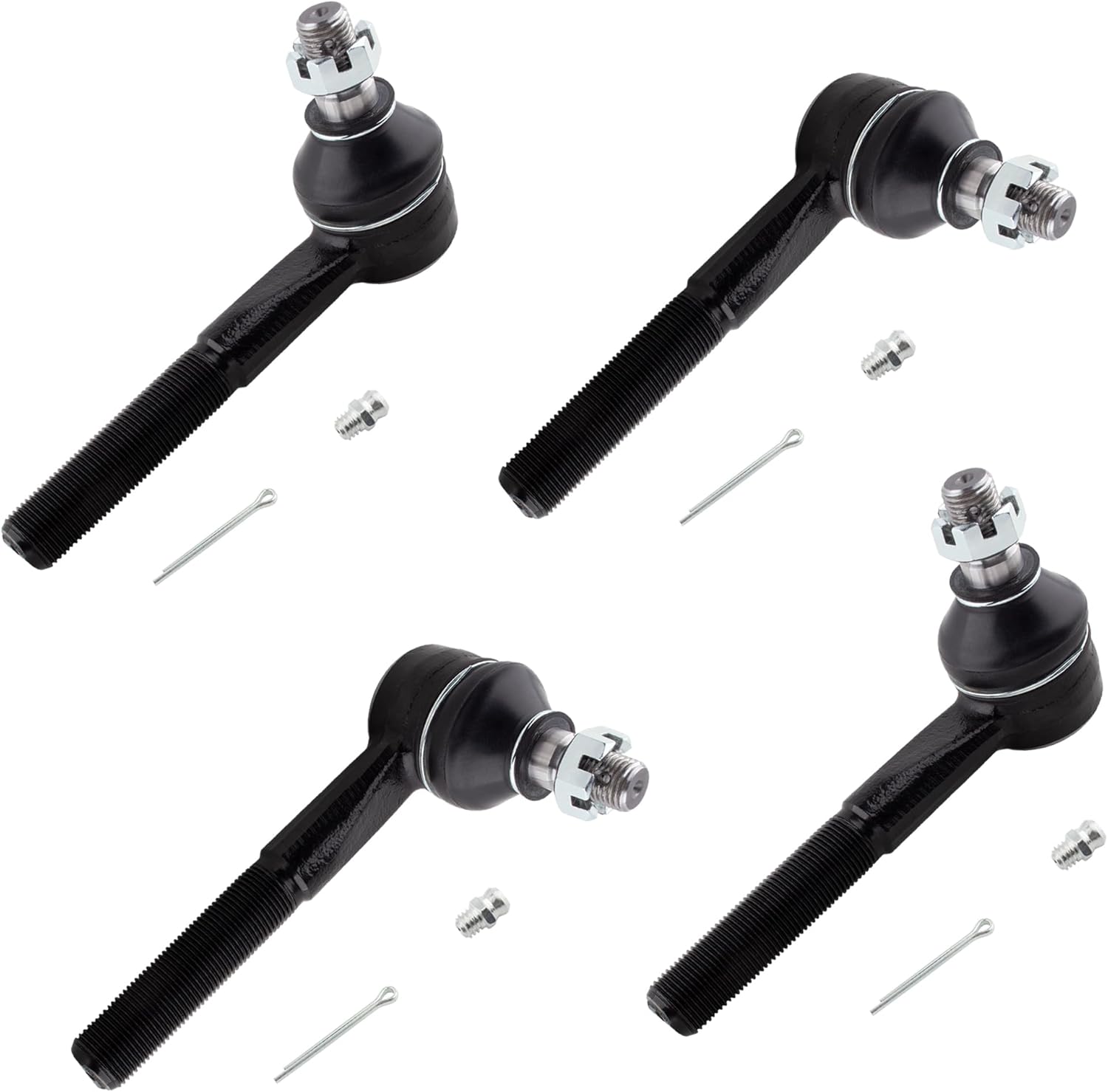 BOXI 4-Piece Front Suspension Tie Rod Kit (Fits select Dodge/Ram vans and trucks)