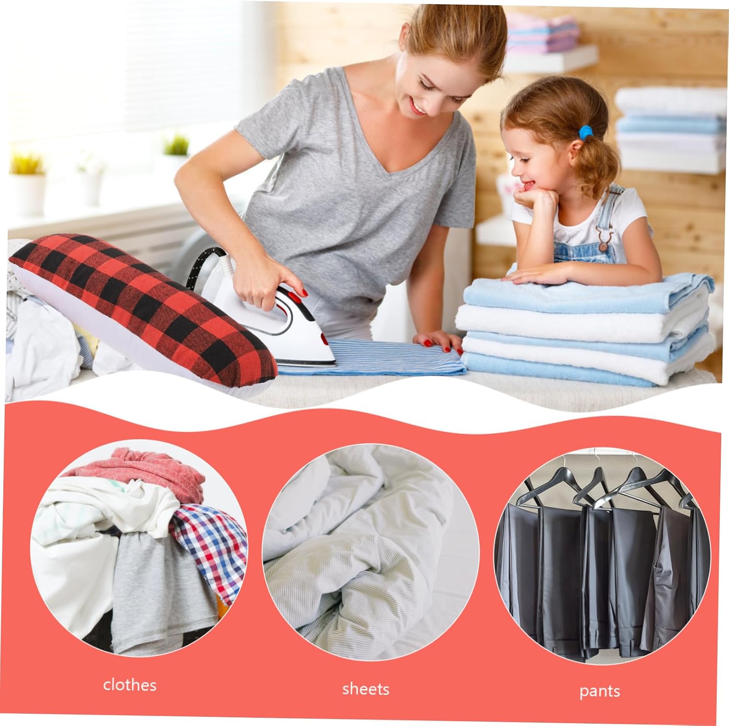 Red Pin Cushion Sewing Needle Holder 2Pcs for Shirts Skirts