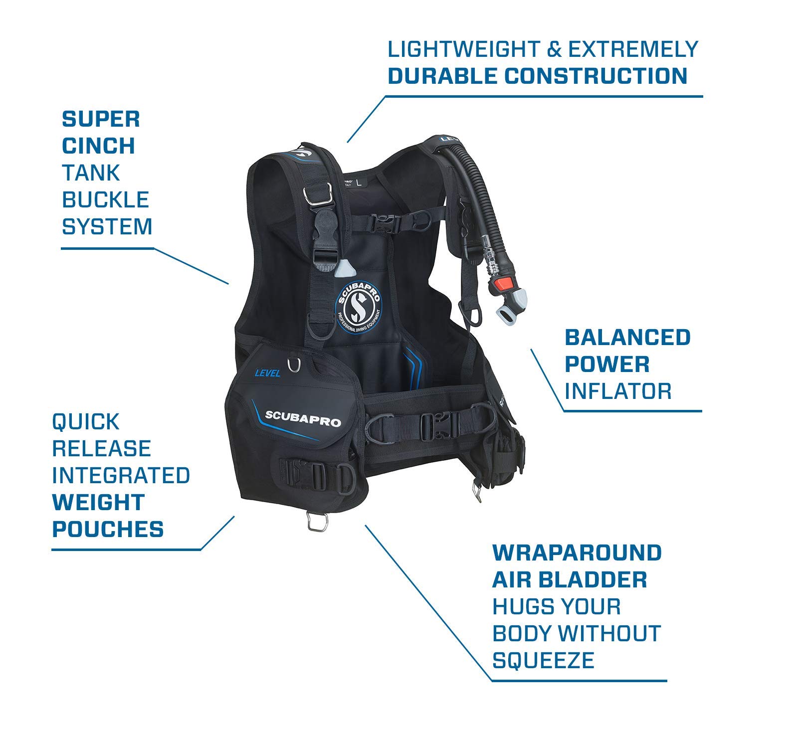 SCUBAPRO Nivel Quick Cinch Diving BCD