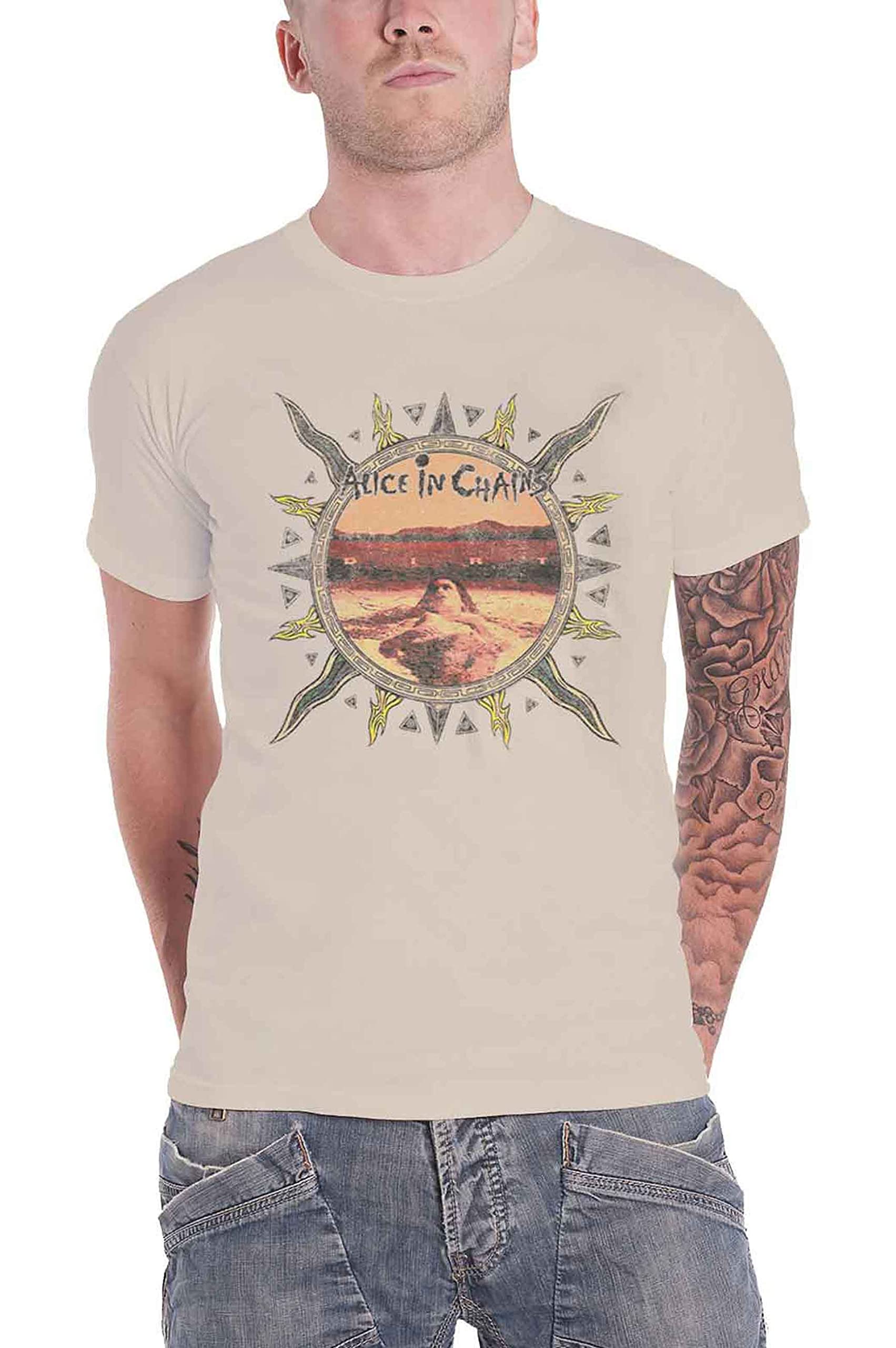 Alice In Chains Vintage Dirt Sun Licensed T-Shirt XXL