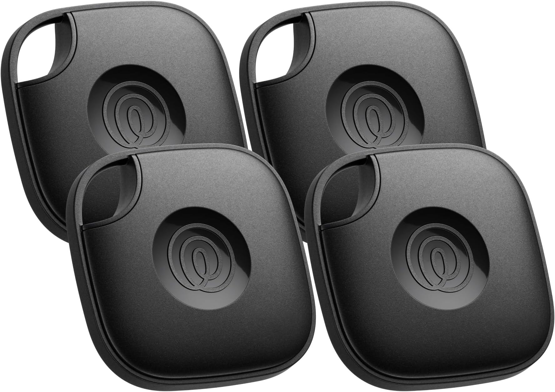 Tile by Life360 Mate - Bluetooth Tracker, Keys Finder and Item Locator for Keys, Bags and More. Phone Finder. Both iOS and Android Compatible. 4-Pack (Black)