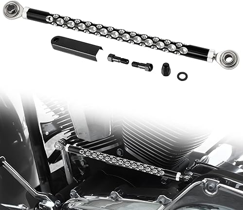Vista 28 de Amazicha Cambio de palanca de cambios negro compatible con Harley Davidson Electra Glide Street Glide Tour Glides Trikes 1980-2023